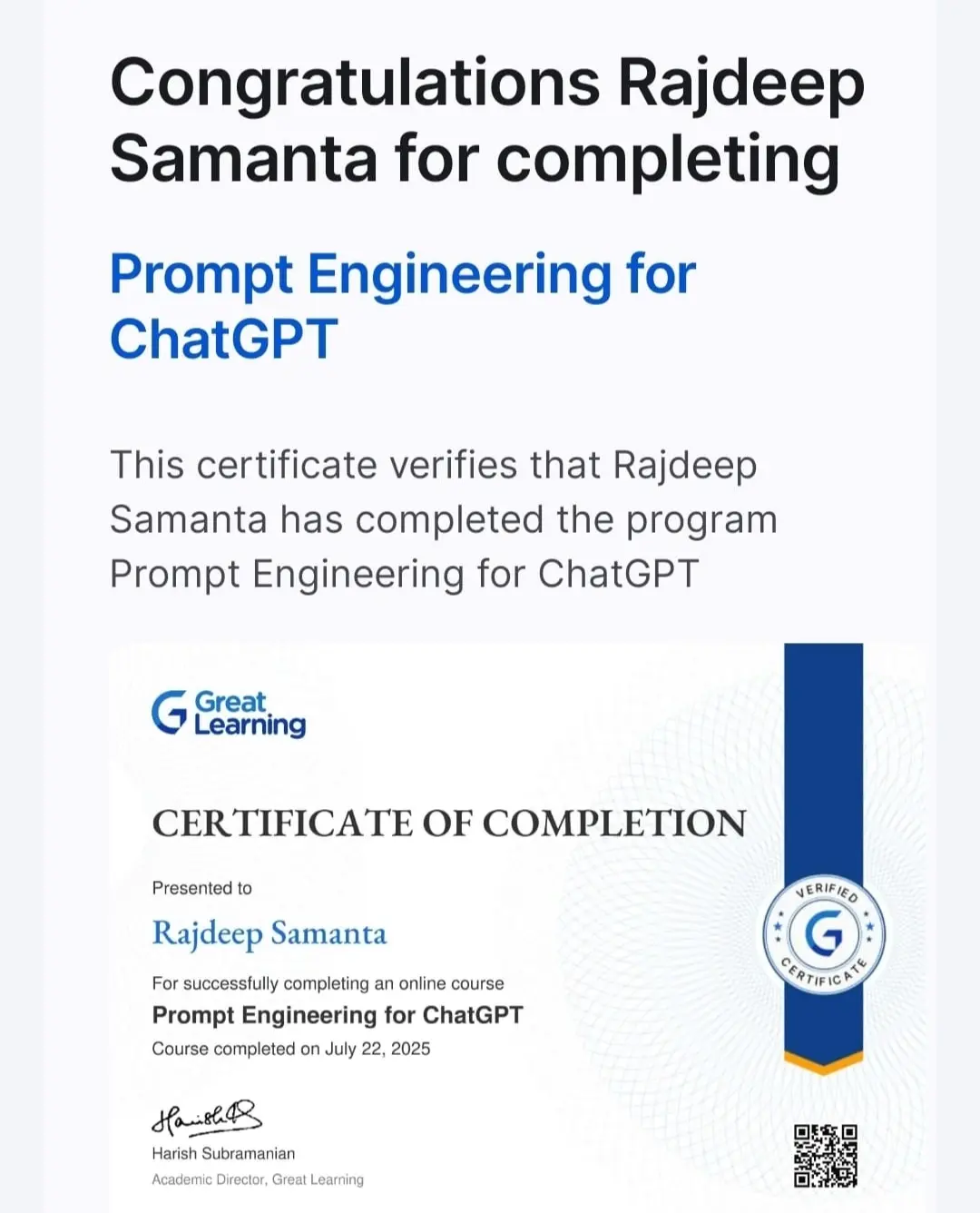 Prompt Engineering with Chatgpt